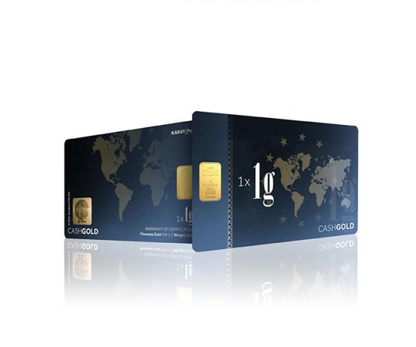 1g Karat Bars Investment Gold Bar (999.9)